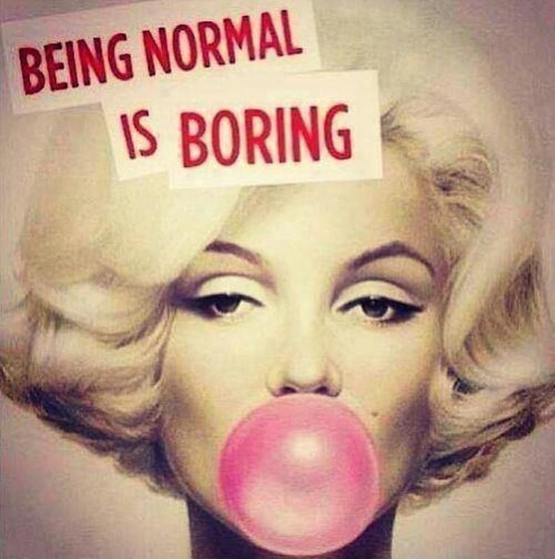 Never Normal 😆
