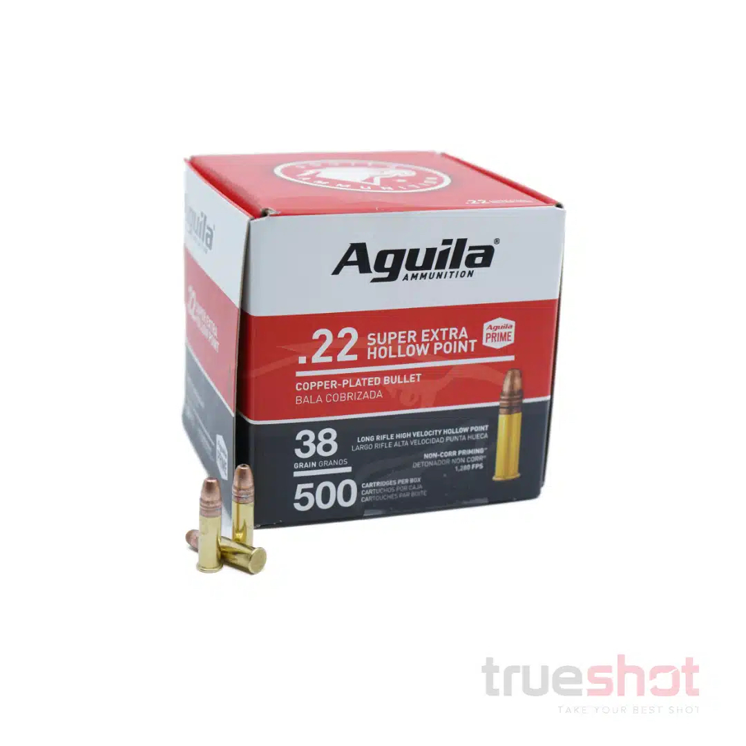 If your looking for Spring Time plinking ammo TrueShot Ammo has
AGUILA – SUPER EXTRA – 22 LONG RIFLE – 38 GRAIN – CP HVHP – BULK PACK

$32.99–$115.99 $0.06 – $0.07/ROUND

alnk.to/3yb5i8l