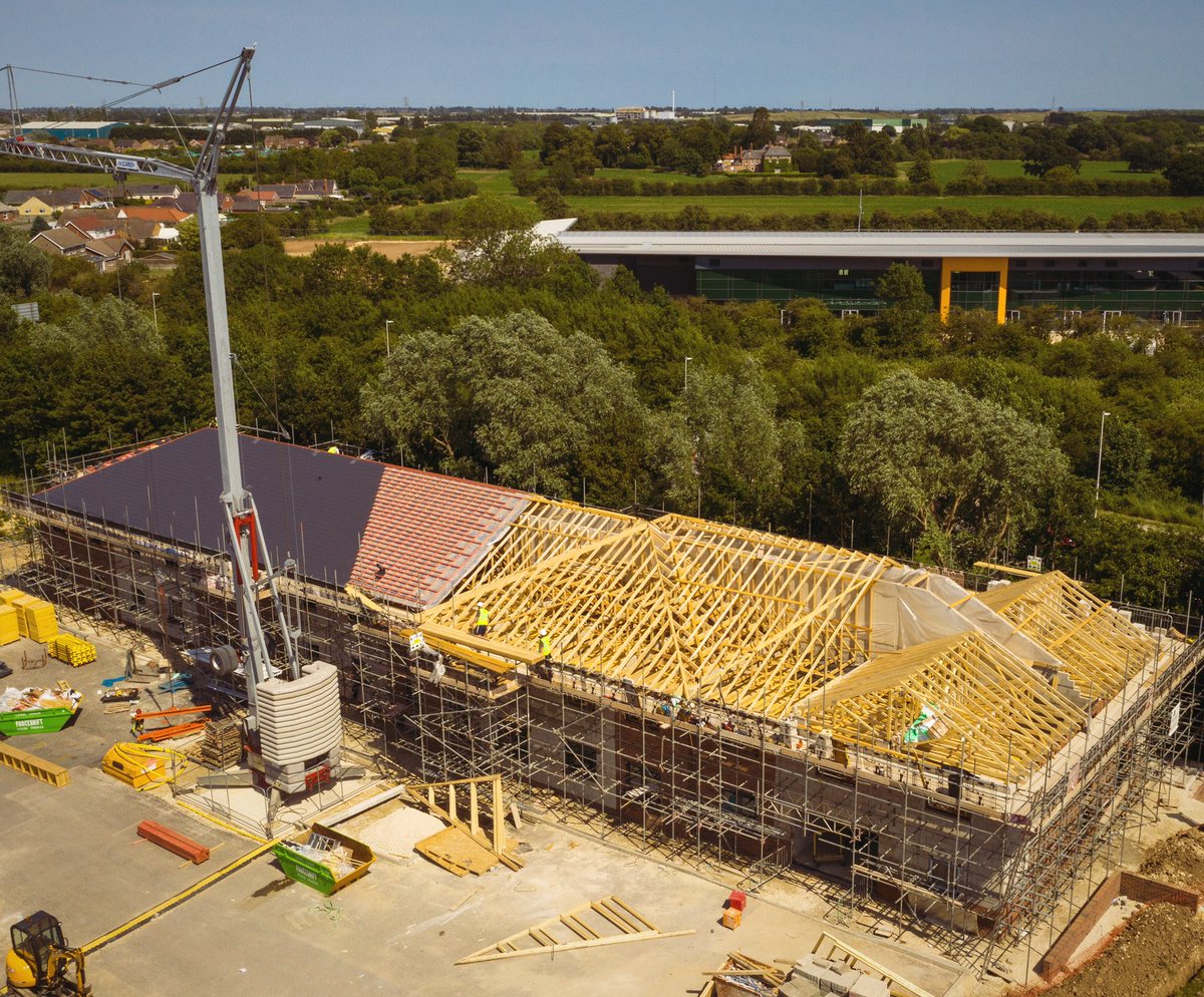 A roof design and made by DWB roof trusses that we installed for Claywood Construction. 
 
#flynnjoiners #hull #eastyorkshire #boston #joinery #roofconstruction #hotel