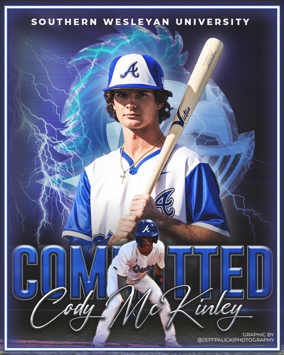I would like to announce my commitment to Southern Wesleyan University.  I would like to thank God, my family, and all of the coaches, teammates, and friends that have helped me along the way. Go Warriors 💙
