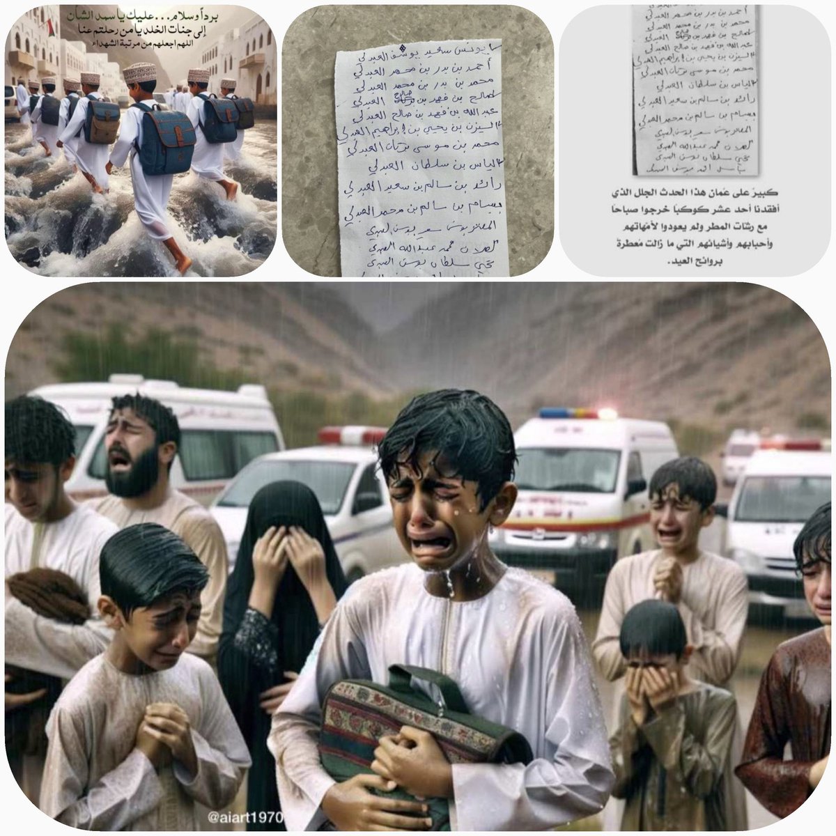 SalimAf39's tweet photo. " إنا لله وإنا إليه راجعون "

الله يرحمهم ويغفر لهم ويسكنهم فسيح جناته ... ويلهم أهلهم وذويهم الصبر والسلوان.
عظم الله أجركم أحابنا وأخواننا  ب   #سمد_الشان https://t.co/FmaYyWo76I