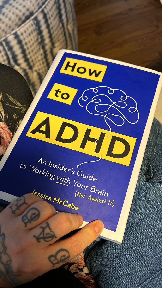 Damn, have you guys read this book?? ITS SOOOO GOOD!! I’m so proud of my pal @HowtoADHD ! If you don’t own this book I think it’s a REALLY good one to read or especially for helping a loved one understand you.