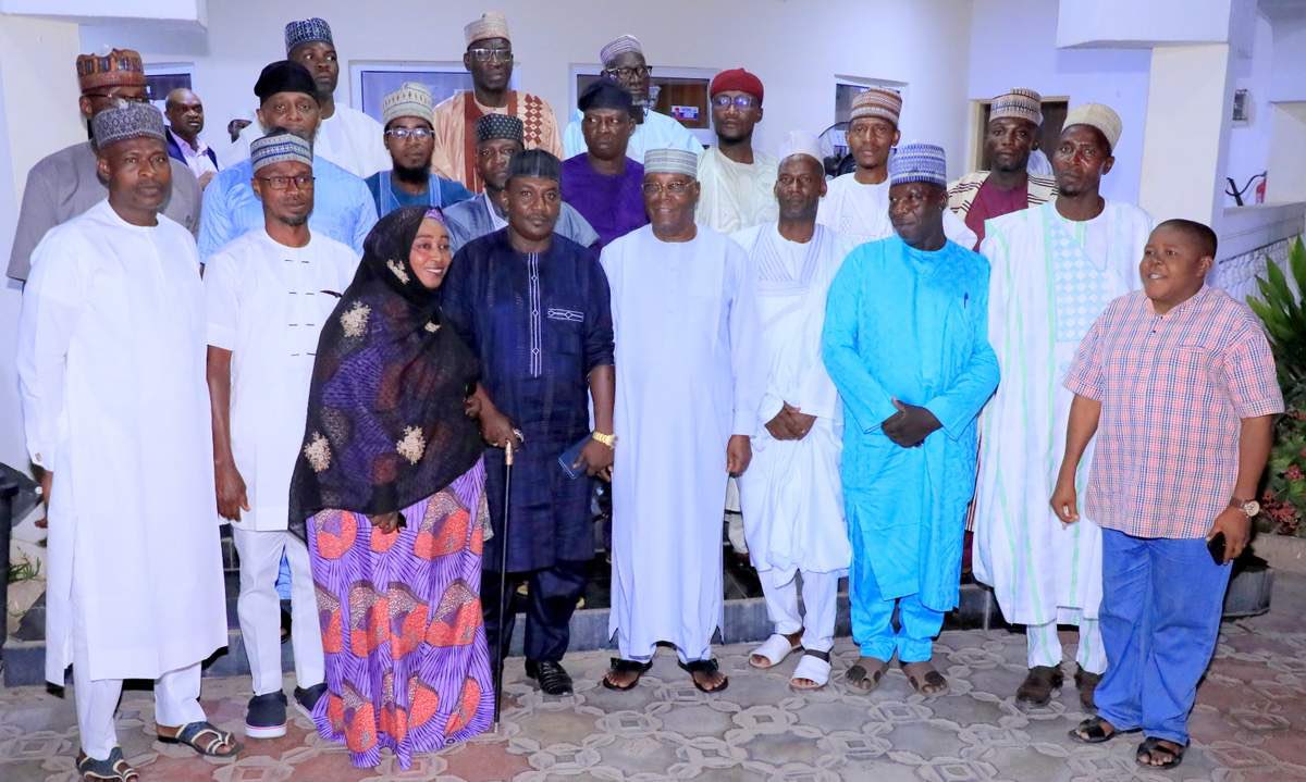 Yesterday, I received a delegation of the Inter-Party Advisory Council, Adamawa State chapter, led by its Chairman, Hon Bello Babajo, at my residence in Yola. -AA