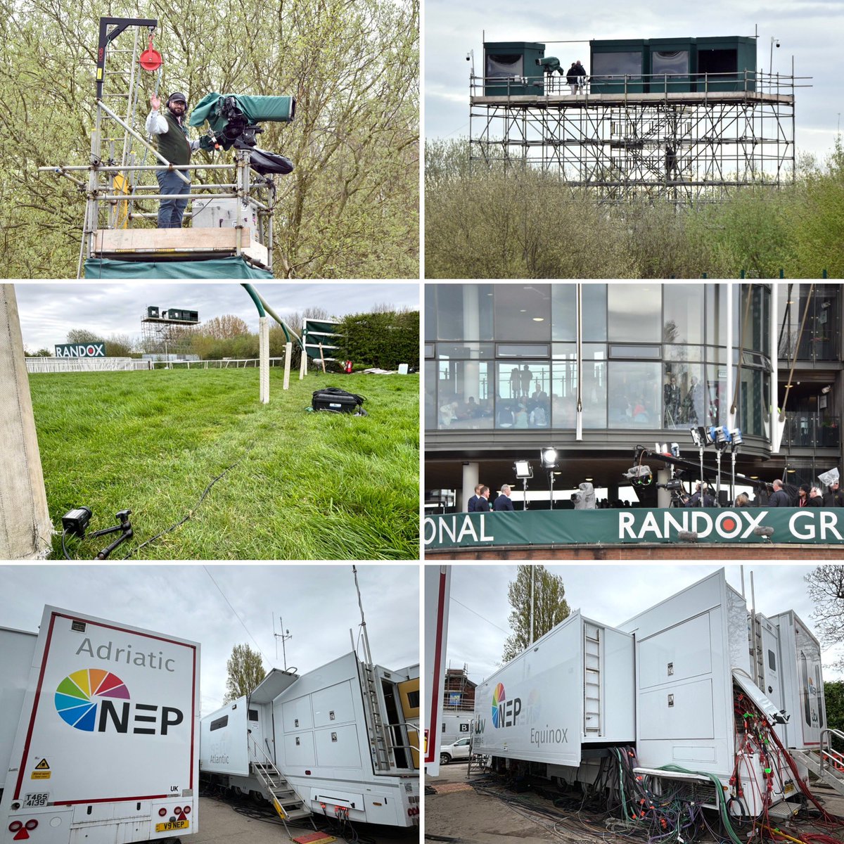 Saturday’s Aintree Grand National - a huge OB effort by #NEP for ITV Racing with 58 camera sources (inc. 19 RF) spread over the 4+ mile course.

More 📷 on Insta: @challessteve.

Thanks to all for their time and help.

#outsidebroadcast #NEPUKI @NEP_UKI #ITVRacing #GrandNational