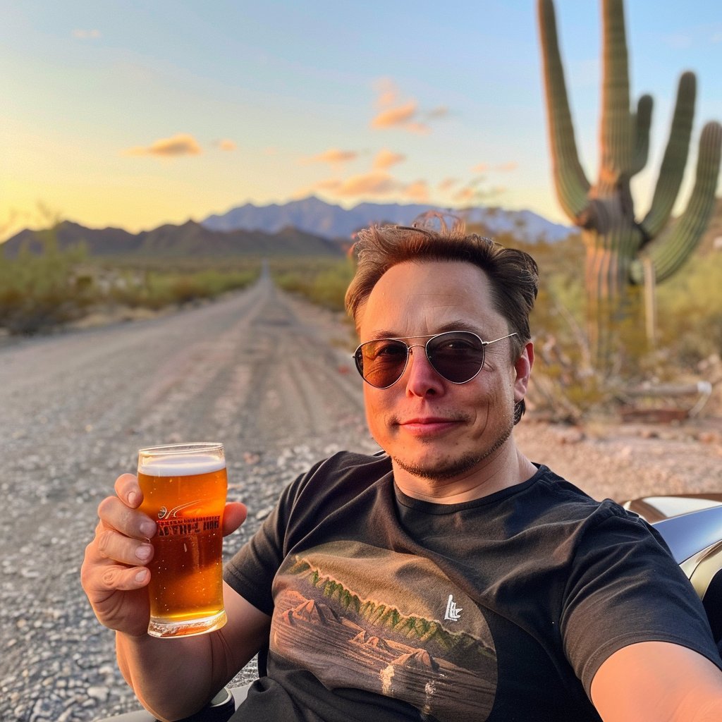 Have a beer with me in Tucson, Arizona. Don't touch a cactus, that's one thing I know...