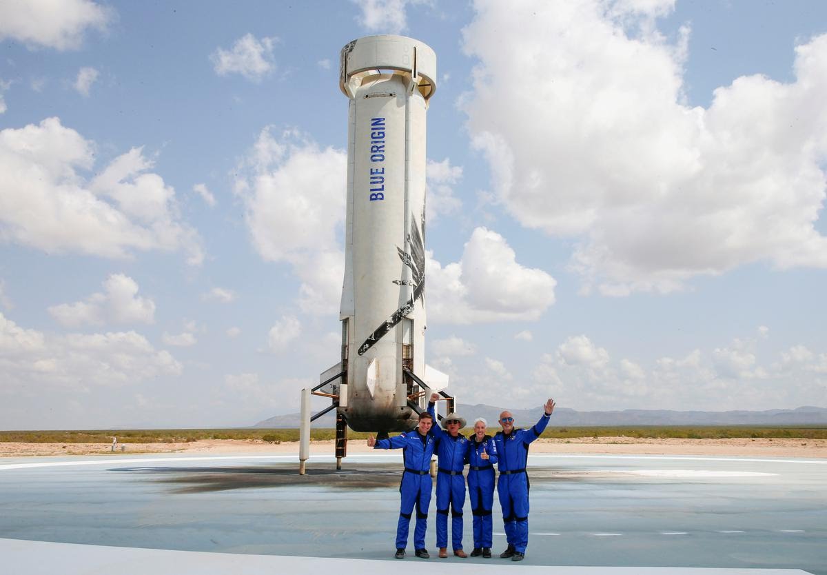 Huge leap for Indian space tourism! First citizen to fly on Blue Origin. What's next for space travel? #SpaceTourism #IndiaInSpace'