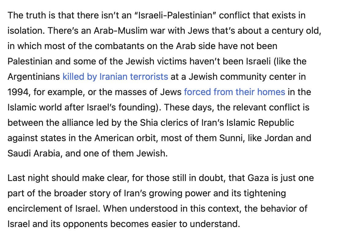 The Real War in the Middle East Comes into Focus  @MattiFriedman thefp.com/p/matti-friedm… '[T]hey’ve done observers a favor by emerging from the shadows to end any doubt about what this war is and who’s fighting it.'