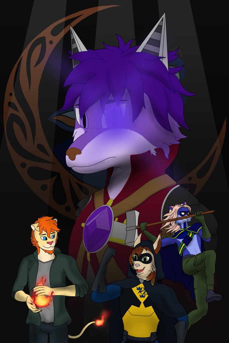 Mich_Arct_Fox's tweet photo. It was a lomg time, since I didn't posted any #furryart. Sorry for that.
But here's an art with me, @OgnistyLewOgnik and from @FurryArrows team.: Nalimba and Oster!
Welp, enjoy! https://t.co/EfNV41Dzrc