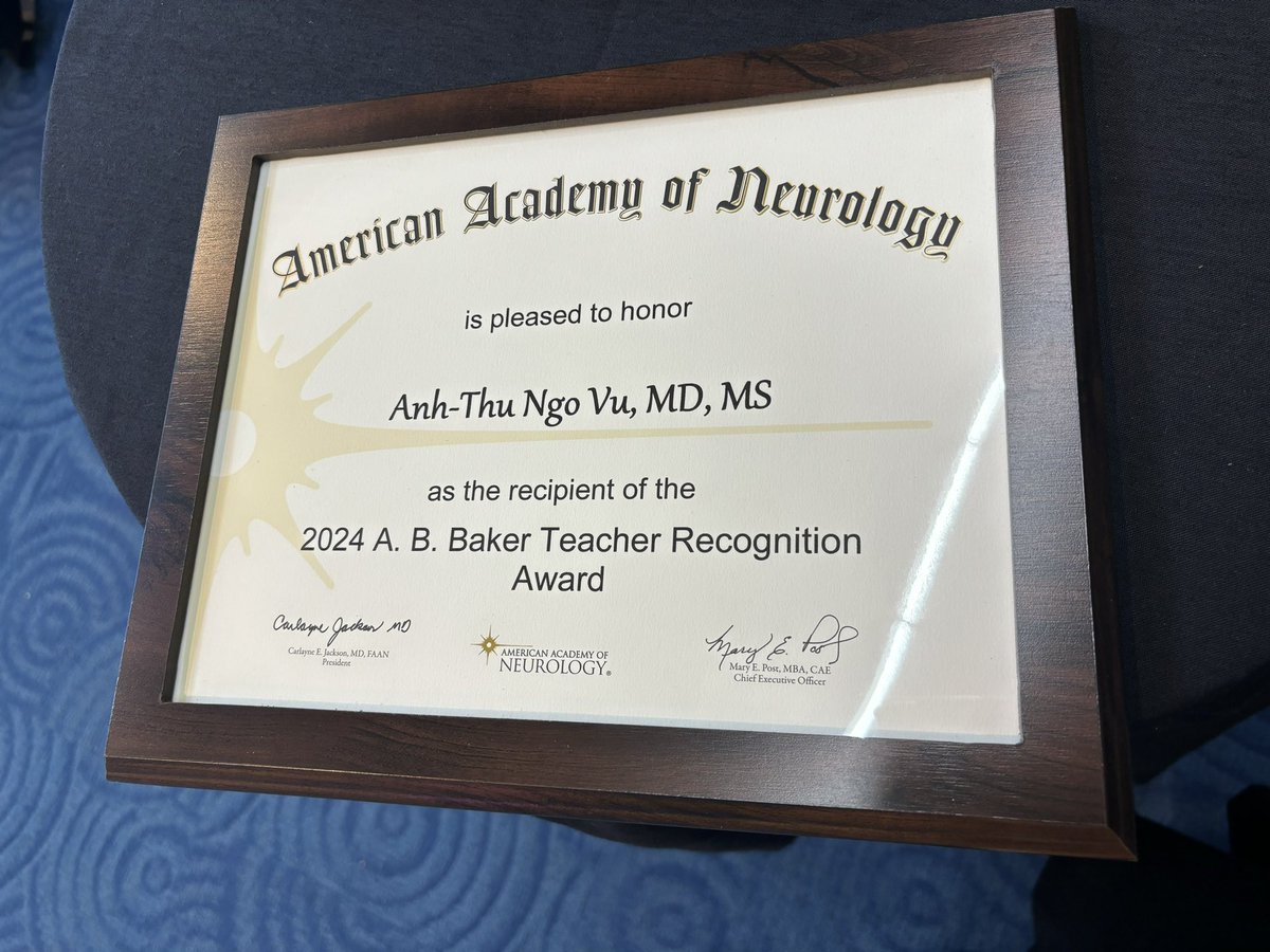 Many thanks to my nominator @OligoclonalBand and my students at @DrexelMedicine #AANAM