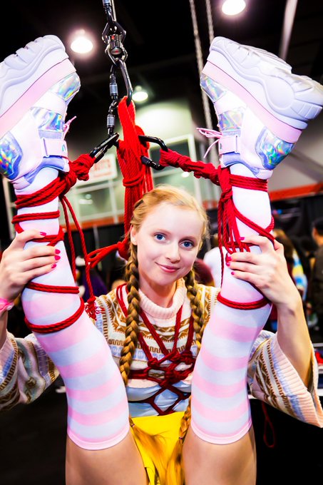 The best part of @EXXXOTICA has been the amazing @kinbakustudio . I'll never forget these amazing ties<a class="tags" target="_blank" title="On Twitter" href="/?out=eyJ0eXAiOiJKV1QiLCJhbGciOiJIUzUxMiJ9.eyJpYXQiOjE3MjI3NjkxOTEsImlzcyI6InR3cG9ybnN0YXJzLmNvbSIsIm5iZiI6MTcyMjc2OTE5MSwiZXhwIjoxNzU0MzA1MTkxLCJyZWRpcmVjdF91cmwiOiJodHRwczovL3R3aXR0ZXIuY29tL0VYWFhPVElDQSJ9.eBJkZ0c_yGs_AmBBbAn1BFaoCbvTsnsdT7GioCl5bxt8_Y16GOEFsyaL8rjsQ36m1sixqp8VKebnzy_WHnLSCQ">@EXXXOTICA</a>