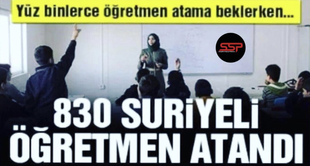 Şaşırdık mı?
Hayır.!!
Benim canım öğretmenim  atanacağım diye beklesin dursun..

Yazıklar olsun...😡