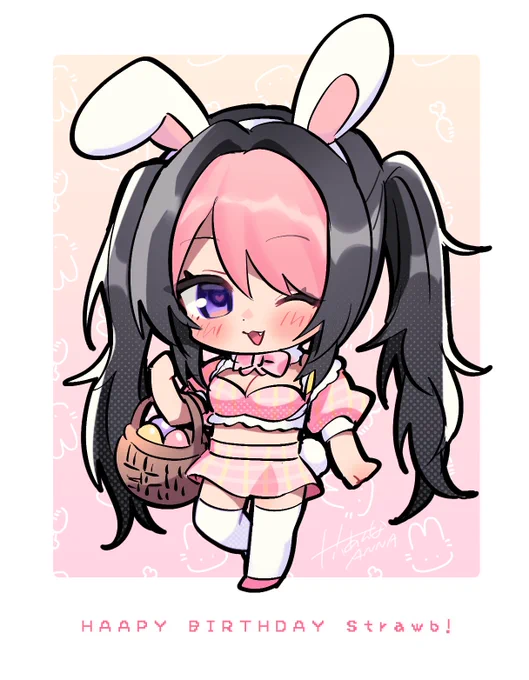 ℍ𝔸ℙℙ𝕐 𝔹𝕀ℝ𝕋ℍ𝔻𝔸𝕐 ꪔ̤̮ #strawbillust #fanart 