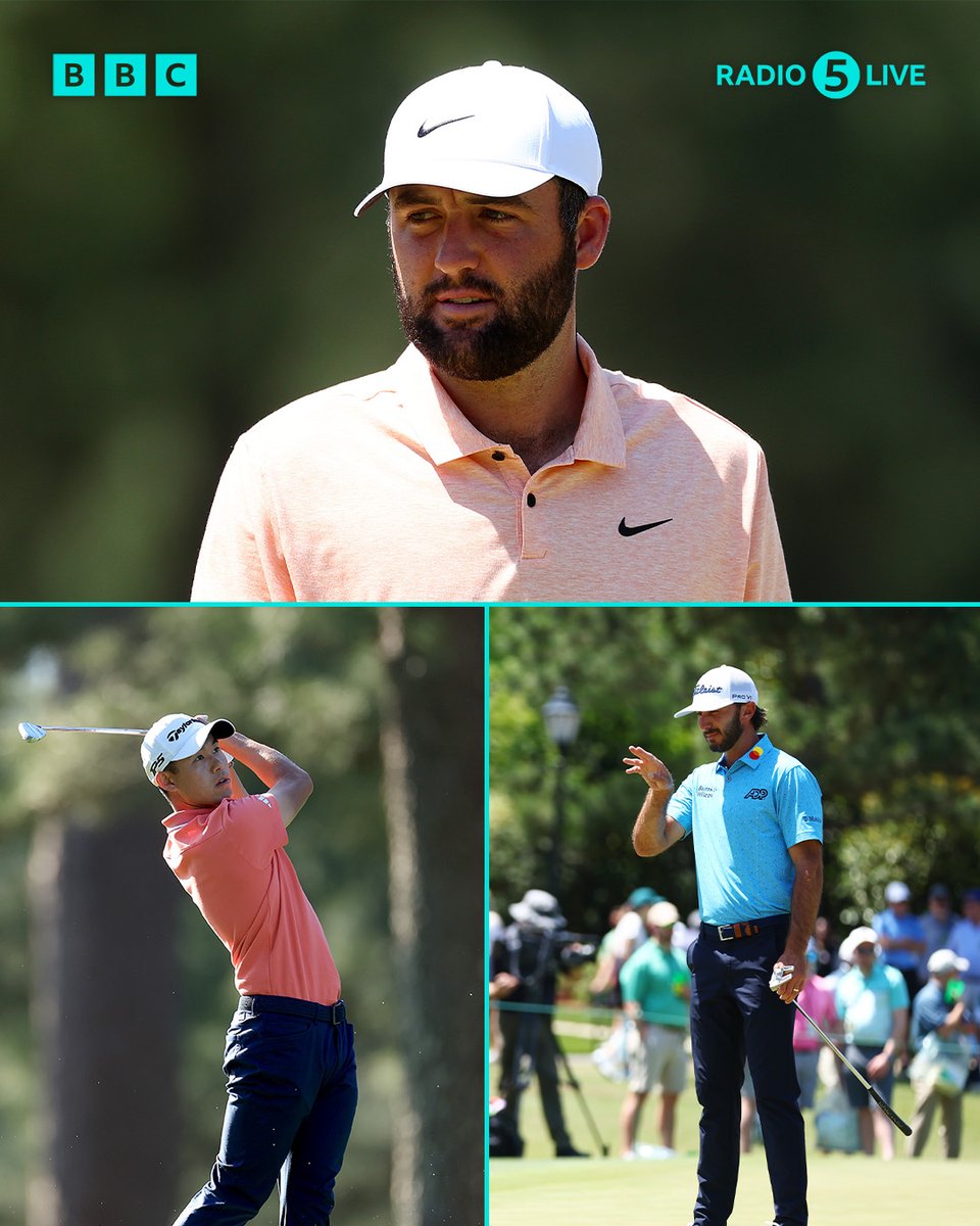 The Masters: The Final Round 😍 Scottie Scheffler, Collin Morikawa and Max Homa are the top three heading into the last day at Augusta 🏌️ Join @markchapman and the team for full coverage 👇 📻⛳️ bbc.co.uk/5live #BBCGolf #themasters
