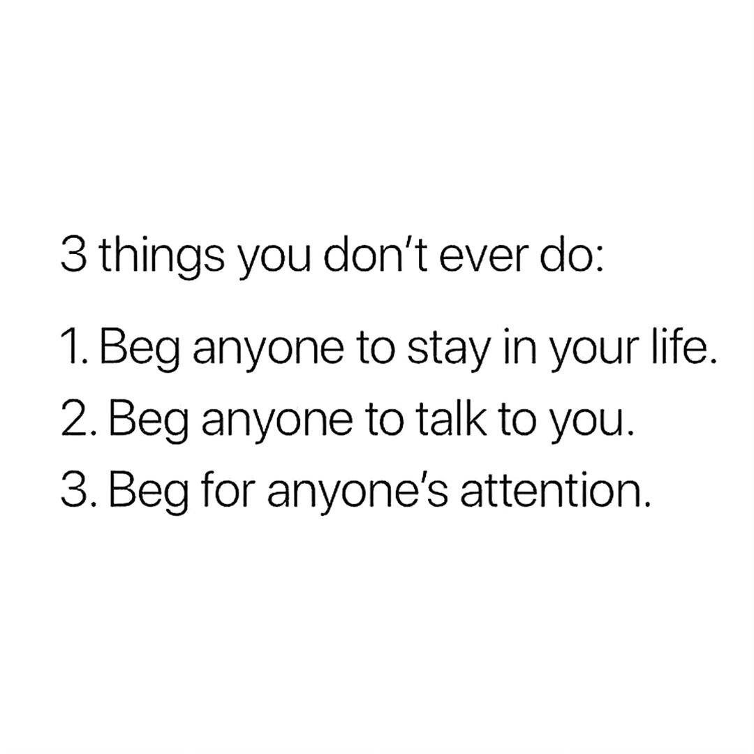 WakeupPeopIe's tweet photo. Dignity first: Never chase, just replace. https://t.co/AUZAEeQOe1