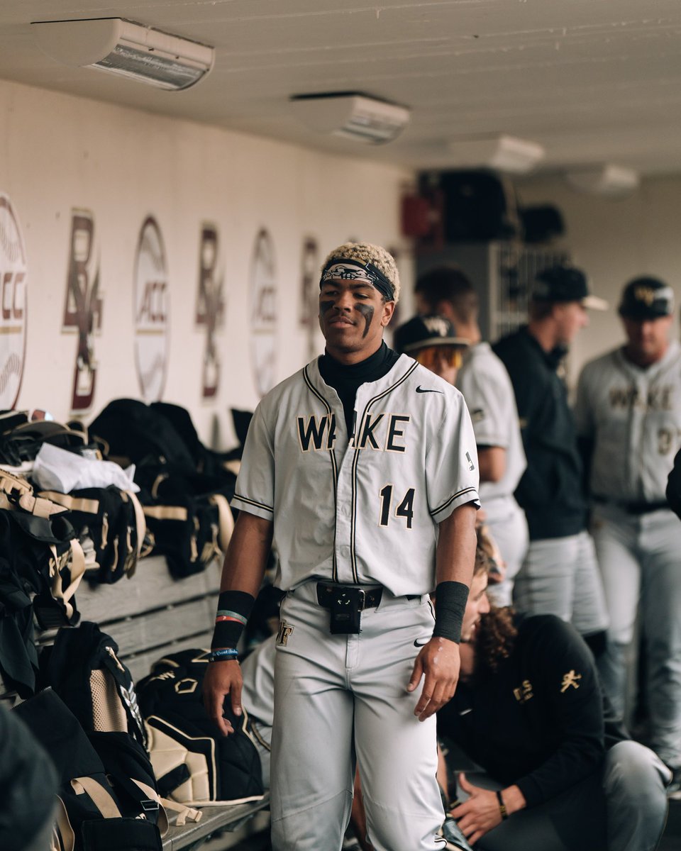 WakeBaseball's tweet photo. Local guy 📍 

2-for-3, 2 RBI, R, SB 

M4 | Wake 6, BC 1 

#MTFY | @JavarWilliams14 https://t.co/GTee2MW5P6