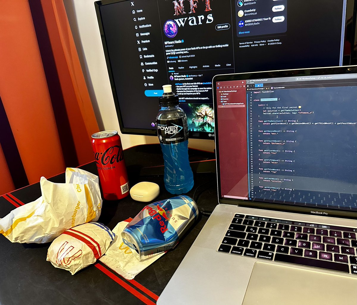 Our intern works all day even on the weekends to deliver something epic for @radixdlt blockchain. 👨‍💻 Every Retweet is another Redbull for him! #radix #nft #letHimCook