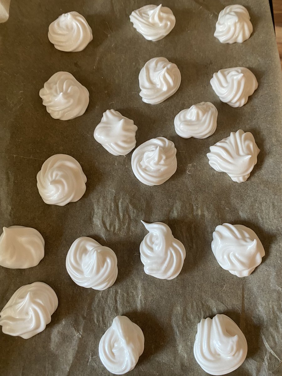 White vegan, gluten-free meringues in case of dye sensitivity 4 Blue to the Sky & The Go Between launch @DrummerBooks Sun, April 21,2:00pm. @dcb @RedDeerPress @canscaip @JenniferMaruno