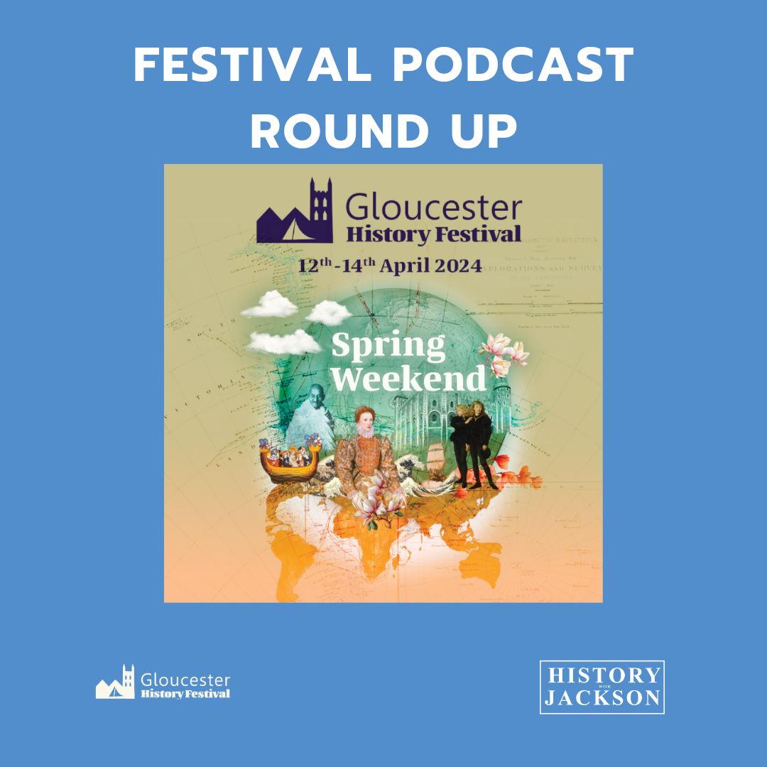 This weekend we have been at @GlosHistFest and in this episode of our Festival Special Series Jackson and Abbey round up the Gloucester History Festival on the podcast! To listen head to podfollow.com/history-with-j…