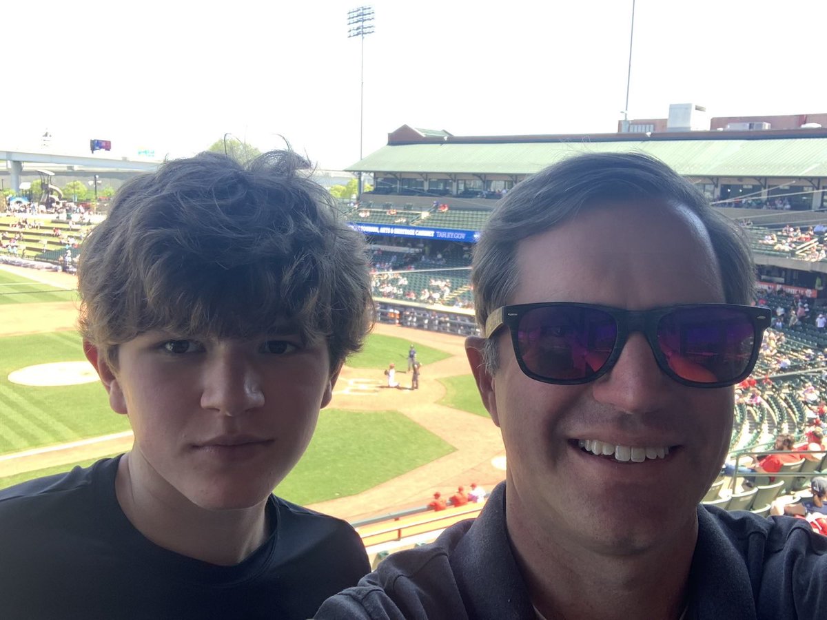 Cheering on our Louisville Bats!