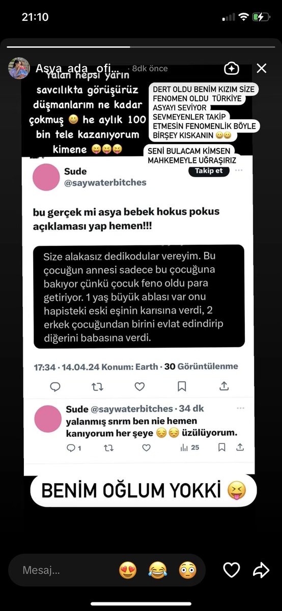 Aynen tek derdimiz fenomen olman sevgili sorumsuz anne. Derdimiz kaç çocuğun olduğu değil. Yanındaki çocuğun nelere maruz kaldığı. (Diğer 2 çocuk erkek değil onlar da kızmış bu arada.)