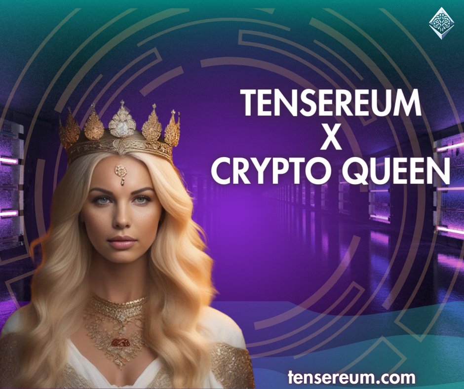 tensereum's tweet photo. 🎉 We are thrilled to introduce you to someone who consistently delivers enriching and captivating videos straight to your screens. It`s the one and only Crypto Queen! 🥳 Thrilled to join forces with her to shake up the crypto world.

🚀 Now, we’re still in the early innings, folks, which means there’s plenty of room for all you trailblazers to jump in and make your mark. And with Crypto Queen along for the ride, you better believe it’s gonna be one heck of a journey!

#Tensereum #Blockchain