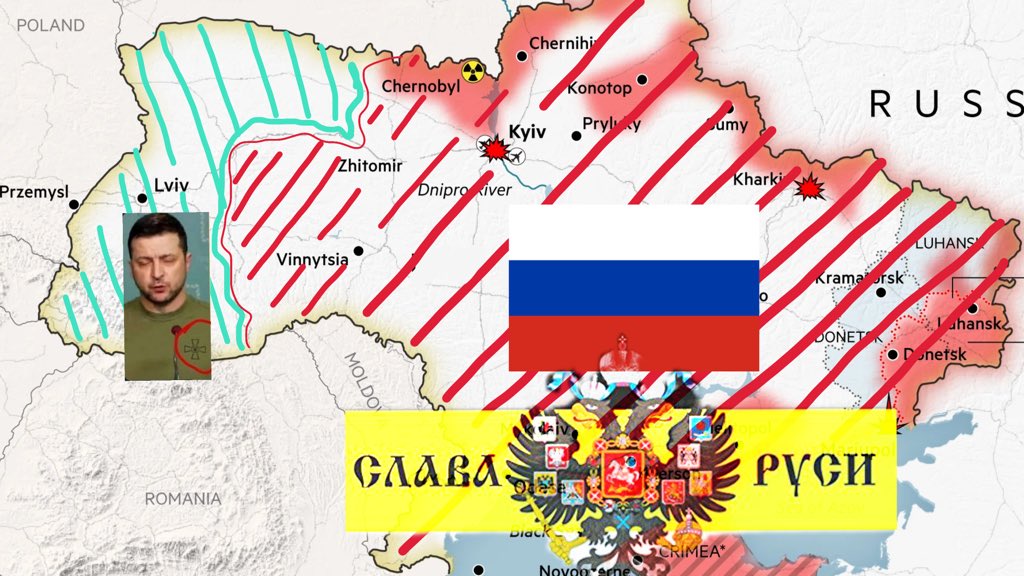.

🇺🇦
Lvov yeni başkent olacak..

Dmitry Medvedev, #Zelensky'nin evini Lviv/Lvov'a taşımak zorunda kalacağını söylemişti.
(Polonya'ya daha yakın)

Kiev, Odessa ve Kharkov halkı artık Nazi Zelensky'i istemez.
Tek Lvov kalıyor.
Polonya Sınırına da yakın.😉

#UkraineRussianWar 

.