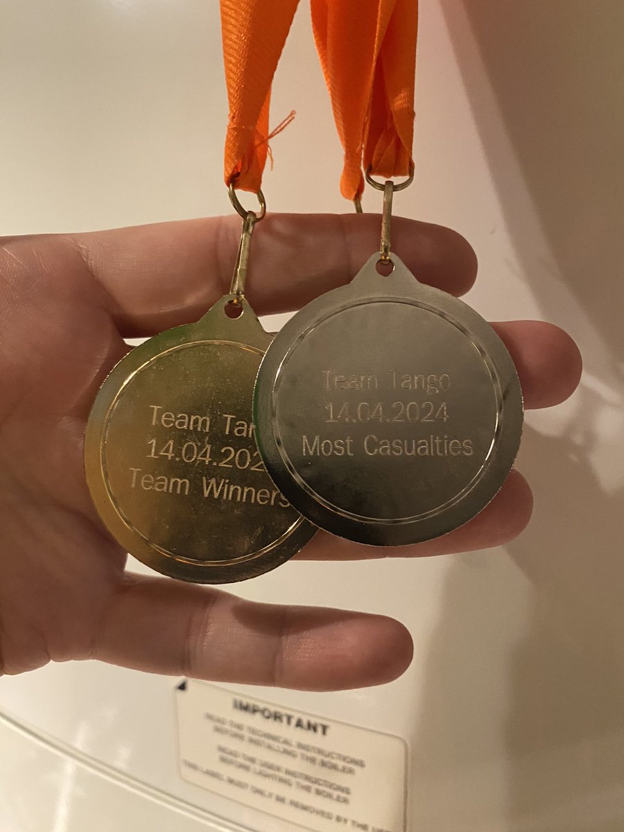 CharlieBanks88's tweet photo. Final results… finished 2-0-1 but won Most Casualties and best Team performance - helped out by some noobs called @kfoged and @Wormito! Humans ftw! #bloodbowl #teamtango https://t.co/rPtAjUvhT6