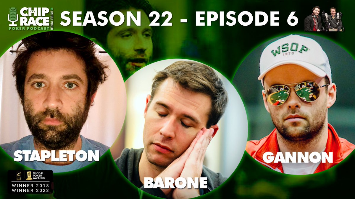 thechiprace's tweet photo. ♠️ ♥️ ♣️ ♦️S22 ~ E6 ♦️ ♣️ ♥️ ♠️

🇺🇸 Comedian &amp; EPT Commentator @Stapes
🇺🇸 Poker Player &amp; Streamer @abarone68
🇮🇪 Strategy: Dara in the FPS Main
🇺🇸 Poker Reporting with @Liamgannon99

🎙️SOUNDCLOUD
https://t.co/4GMeFPDIWh

🎙️SPOTIFY
https://t.co/AqSe7pzonh

❤️LIKE/RT=DRAW FOR €100 https://t.co/ODeyjfl5VM