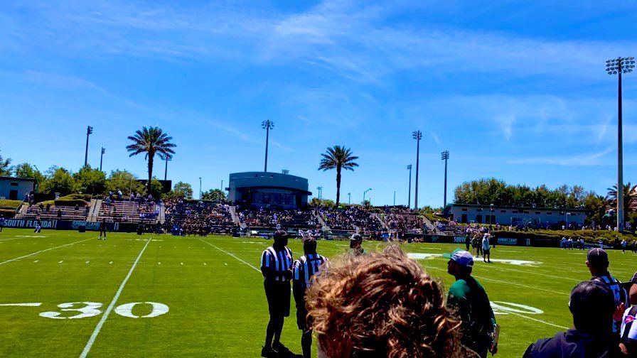 Thanks for having us yesterday @USFFootball #CollegeFootball