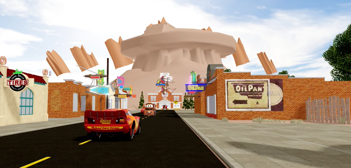 Way more progress around Radiator Springs!

@yomamagru 

#Roblox #RobloxDev #Cars #Disney #LightningMcQueen #Pixar