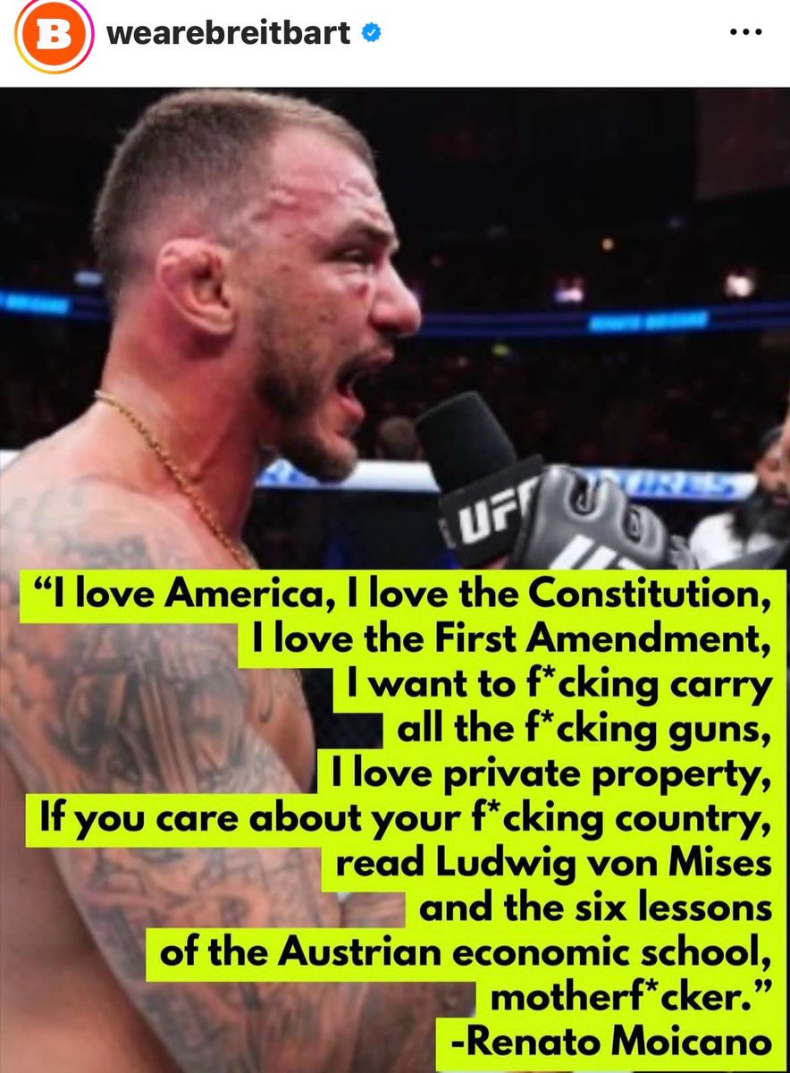 This was Brazilian fighter Renato Moicano Brazil has no Constitution and have been getting their rights stripped The majority of Brazilians I talk to also believe their election was rigged and millions marched in protest