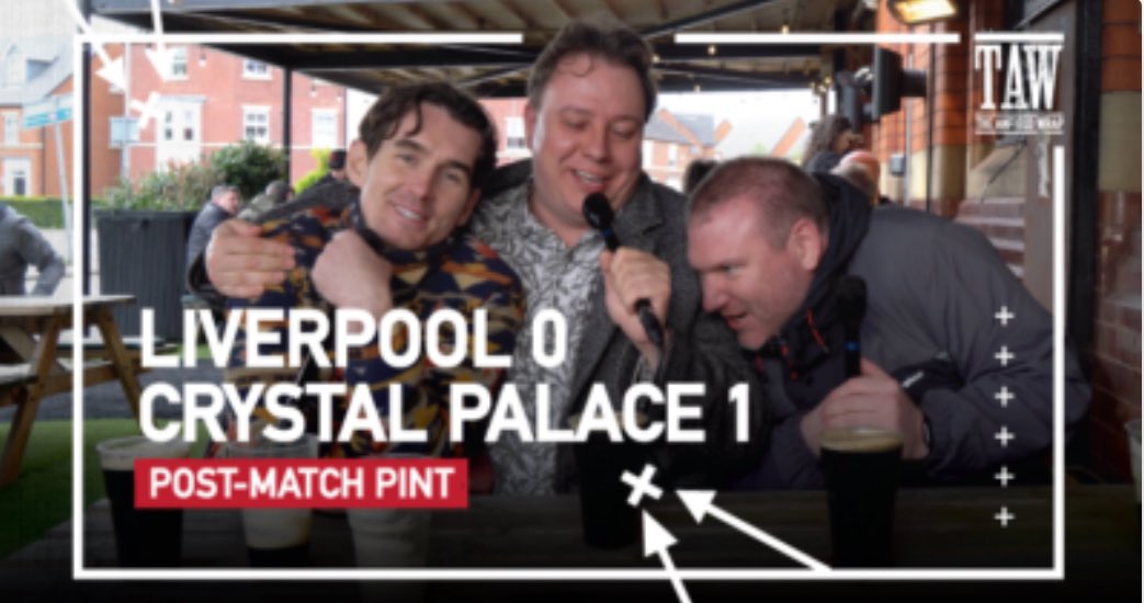 🎥 Liverpool 0-1 Crystal Palace | Post-Match Pint A reaction to today’s game. @Knox_Harrington hosts @PhilBlundell and @dan_morgan3… Watch for Free 👇 👉📱 youtu.be/V50fVGZBcrI?si…