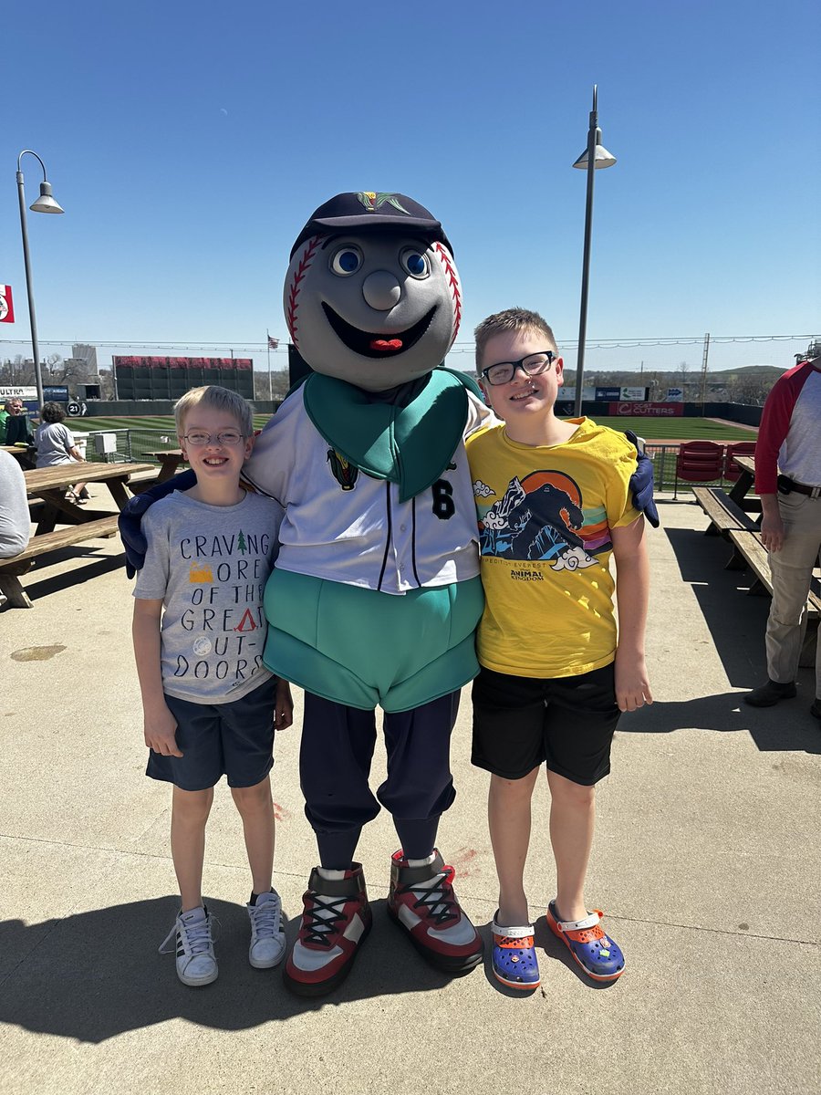 Hit the Kernels game today with the boys!