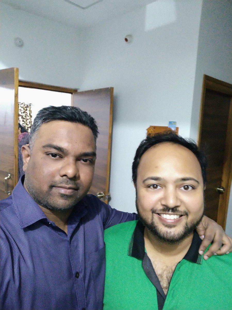 With Mohammad Yusuf, previously Raja Sarathchandra. Yusuf bhai did his own research for 3 years and embraced Islam and Alhamdulillah has been a practicing Muslim for almost 4 & 1/2 years now. Couldn't meet him on Eid. Met him today. May Allah guide everyone to the straight path.