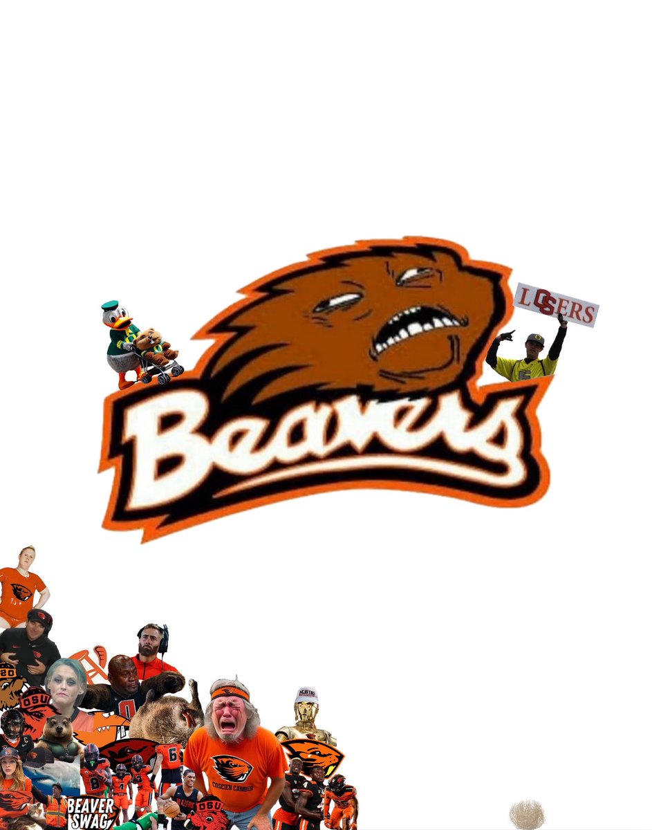 Feeling bad for Beavis nation lately so I kindly decided to make them a free Oregon State Collage of their fans. I asked “Grok” to list me all OSU fan accounts and it listed these as the only accounts left of their fanbase. #GoBeavs 🦫 🦫 🦫