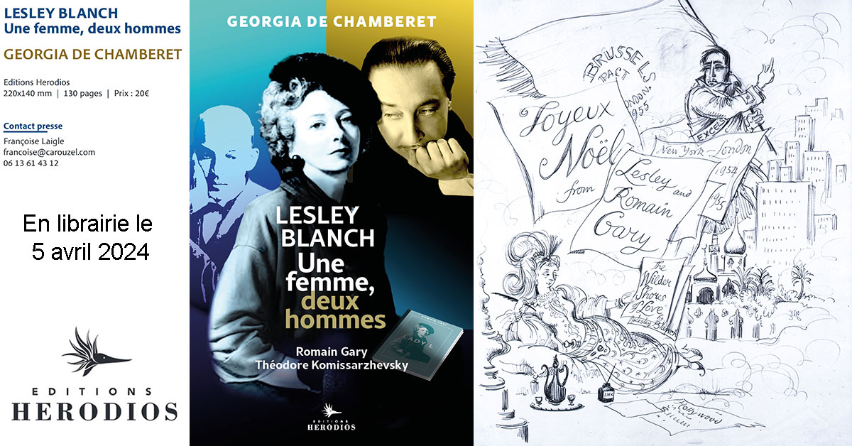 Une femme, deux hommes Lesley Blanch, Théodore Kommissarzhevsky et Romain Gary est un petit livre iconoclaste, intime et évocateur. On a plusieurs vies, mais on n’oublie jamais une grande histoire de cœur. #nouveaulivre #biographie #romancenovels tinyurl.com/yw4eaxvn