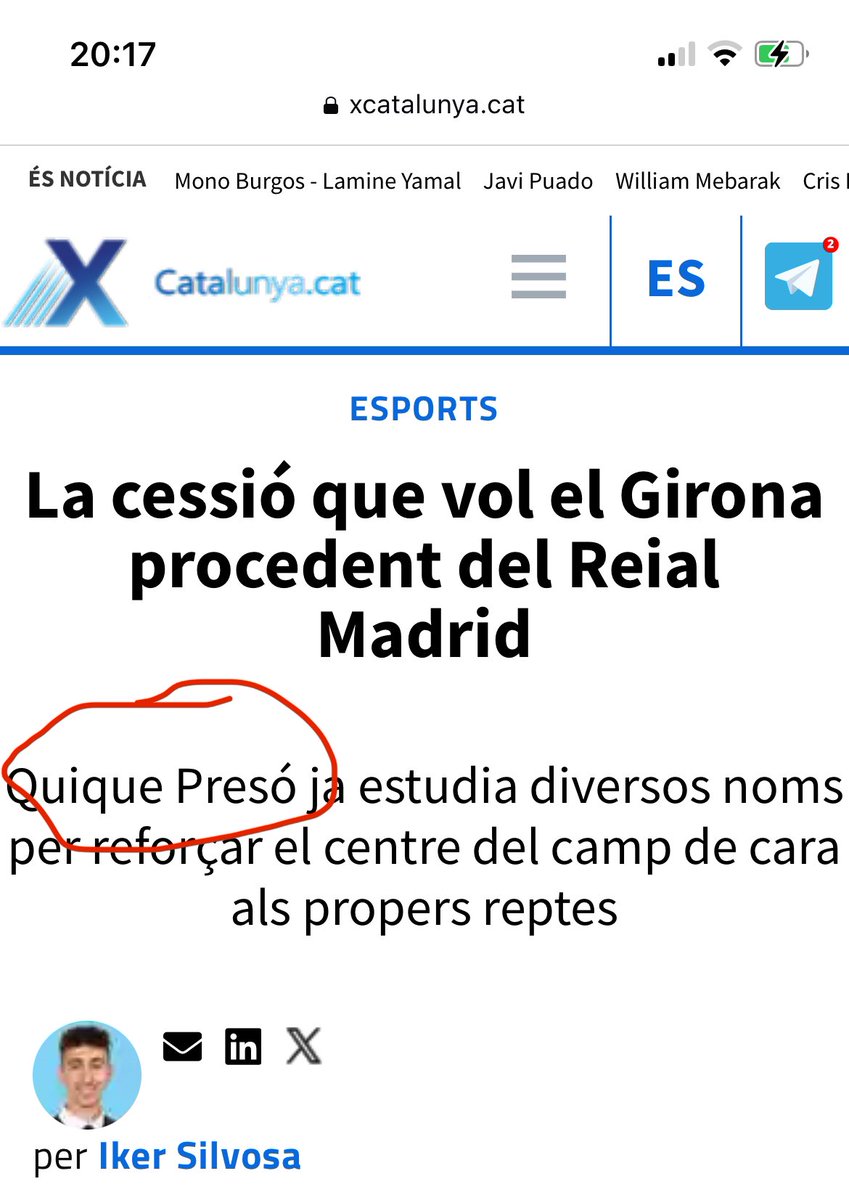 xeviVM's tweet photo. Segons @ikersicr  Quique Carcel ara es diu Quique Presó 🤣🤣 https://t.co/JZ9dDAcejN