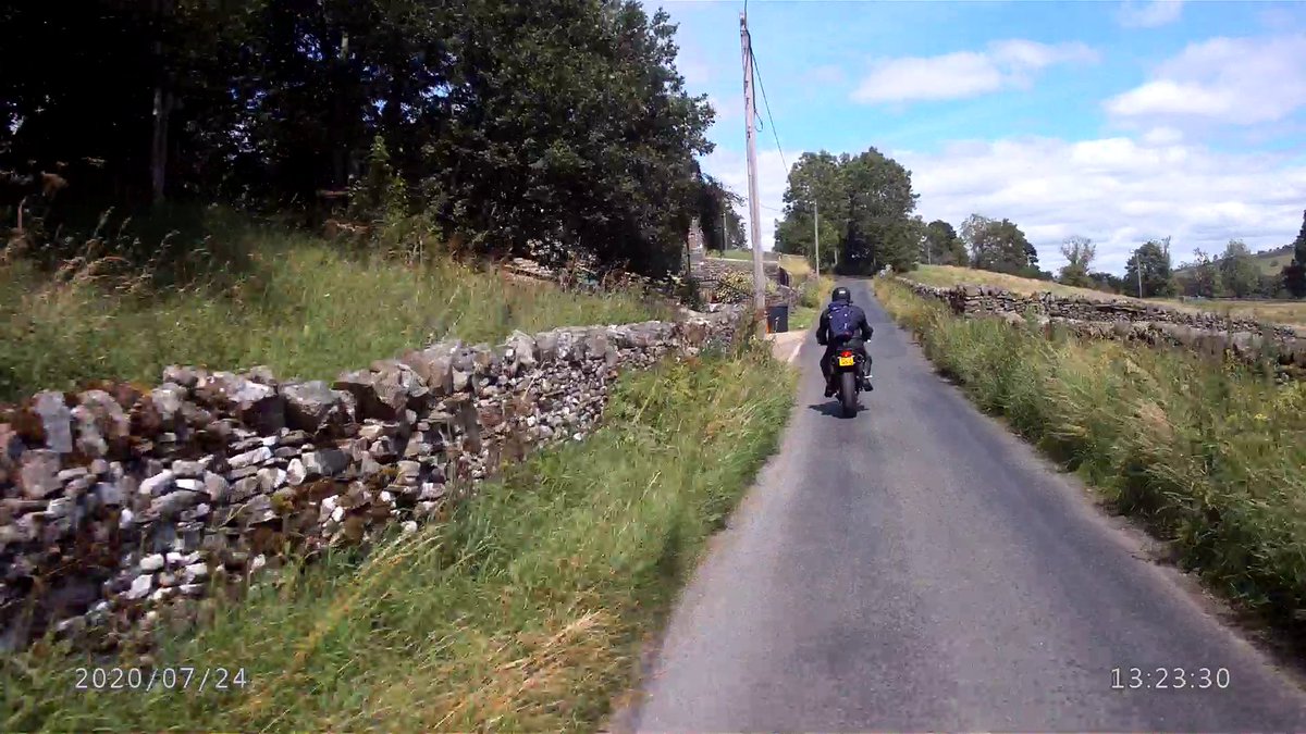 @TotalMotorcycle SCENERY - my last accident after 40 years of biking and just 2 'at fault' - was on the road between Leyburn and Hawes in the Yorkshire Dales in 2020- a warning sign even mentioned '22 deaths or injuries on this road last year' . I was exhausted, it was a HOT day and 180 miles .