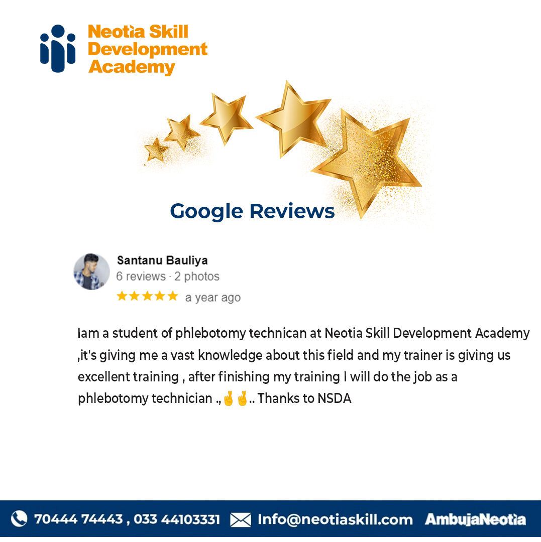 Gratitude is the language of our hearts at NSDA! Your glowing reviews speak volumes, inspiring us to strive for excellence. Let's keep this positive energy flowing as we embark on a journey of growth and success together.#HeartfeltThanks #CareerJourney #NeotiaSkills #AmbujaNeotia