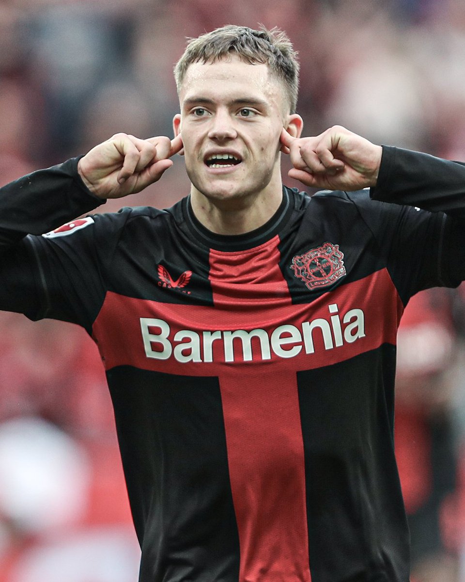 Florian Wirtz is the first German player in the last 30 years with 15 goals and 15 assists in a single season for a team in Europe's top five leagues 🤯 He scored his first career hat trick today to help secure Leverkusen's first Bundesliga title 👏 What a special talent ✨