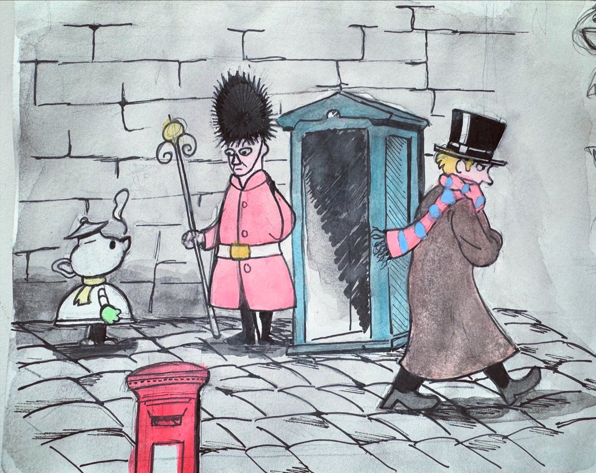 TylerBarnhoorn's tweet photo. #sketch #art #myart  #drawing #mydrawing #doodle #mydoodle #mysketchbook #shading #painting #art #illistration #illistrationart 
An idea I’m trying to figure out. I created this little tea pot character in college and I’m still figuring out a story for his character. https://t.co/Km2BQqYWNh