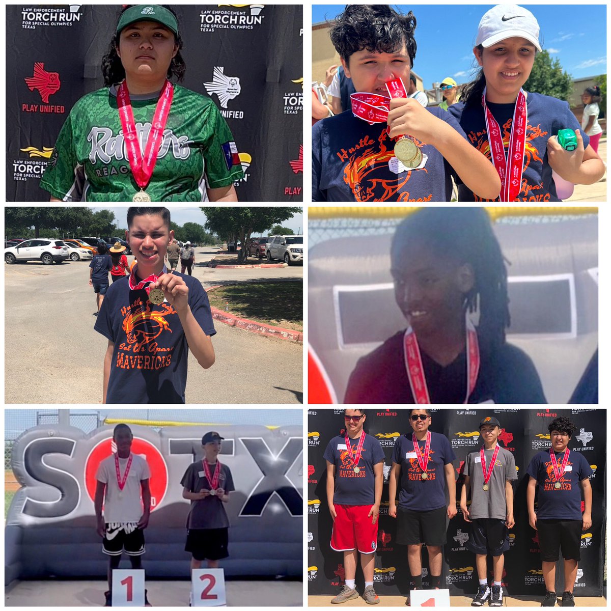 Today was another amazing day of competition for our NEISD athletes!!! They competed in the Area 20 Regional Special Olympics tournament at Steele High School 🏟️ @NeisdAthletics @NeisdPE_Health @BrahmasXC @jm_mavs @reaganwayrhs @TRRoughRiderFB @JohnsonPTSA