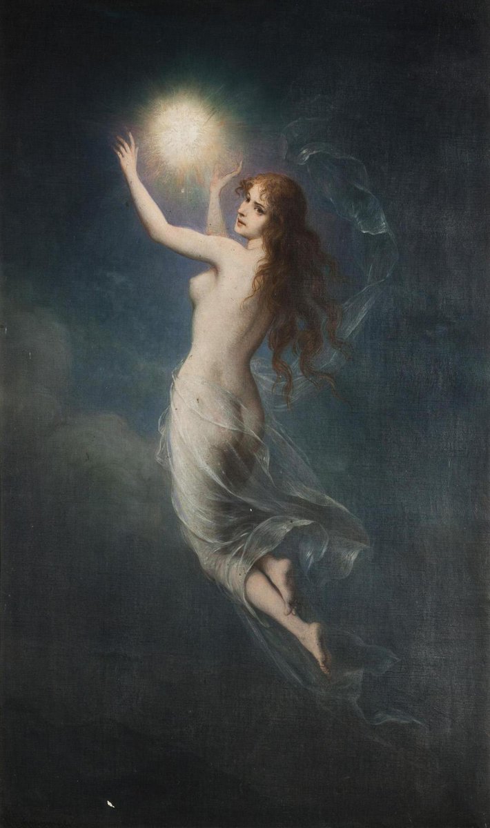 Morning and Luna, by Carl Schweninger the Younger, 1903. Oil on canvas.