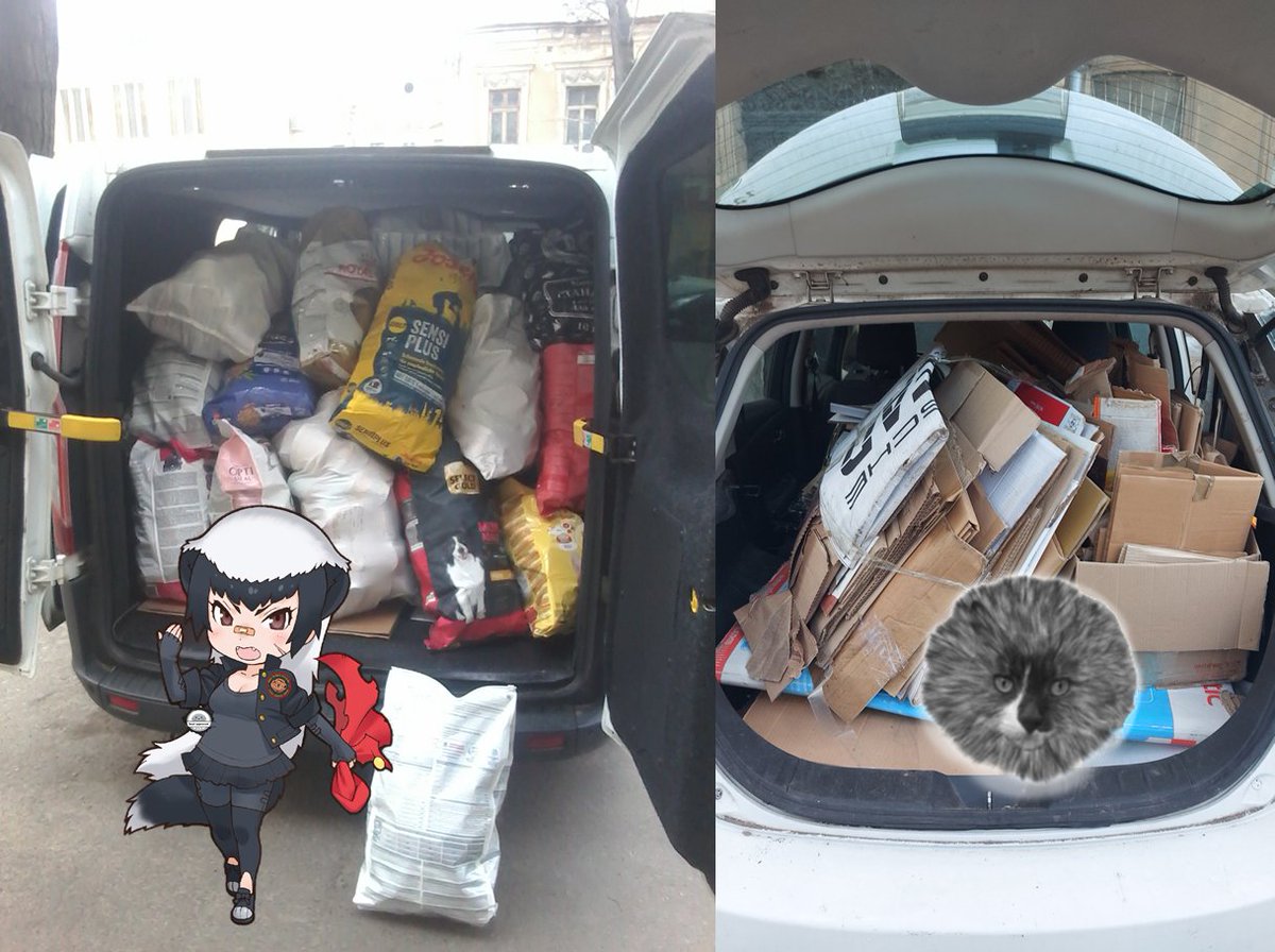 ♻️Every week team of @coastoflife_od receives a lot of cans and cardboard that are not suitable for #trenchcandles or other needs. We drive them to the #recycling collection point.

#UkraineWar #ecology #SustainableLiving #Odesa #sundayvibes #WeAreNAFO #NAFOworks
