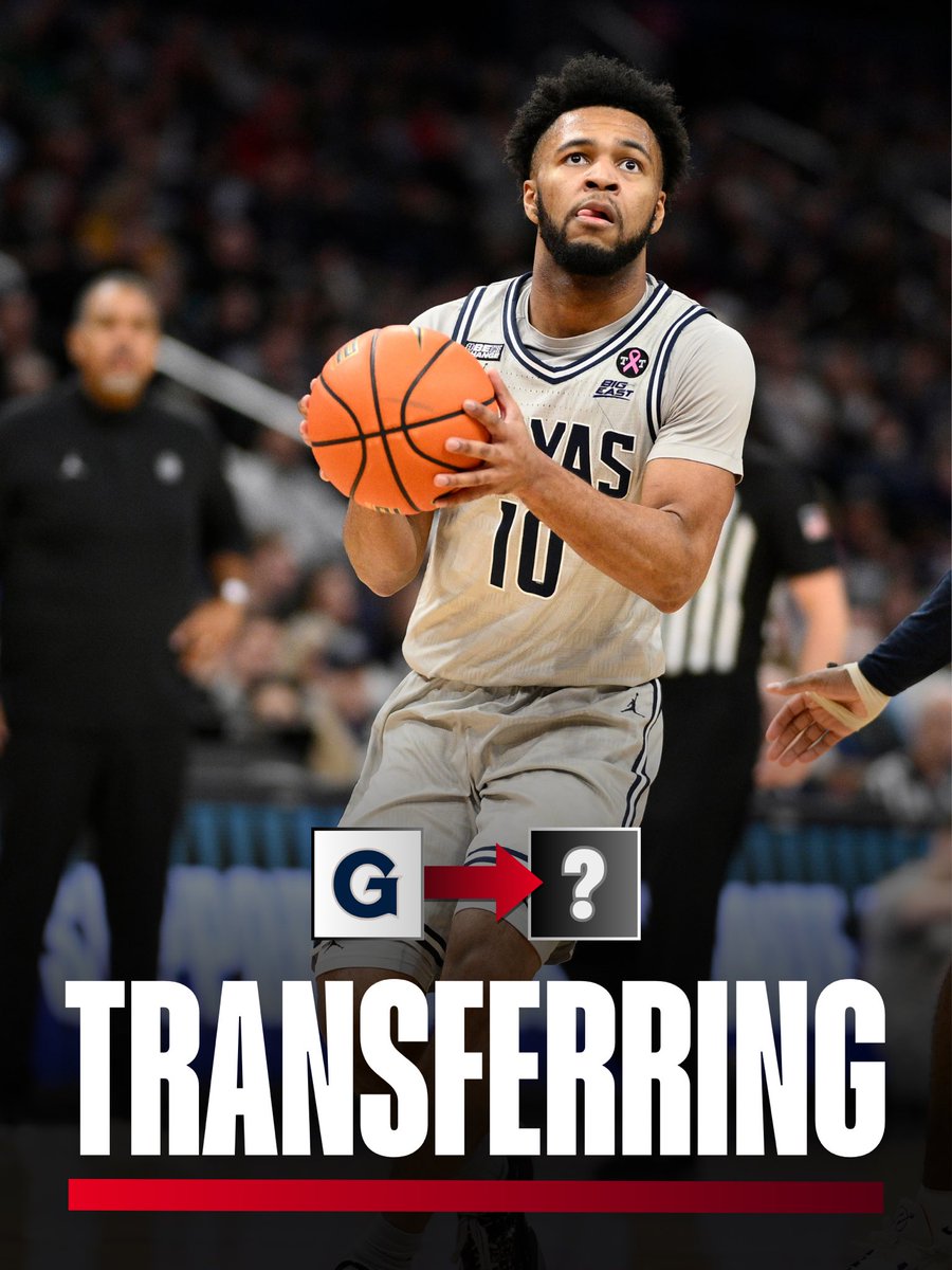 #BREAKING: Georgetown G Jayden Epps plans to enter the transfer portal, sources tell me. Epps averaged 18.5 PPG and 4.2 APG this season for the Hoyas. A major loss for Ed Cooley and his struggling Georgetown program.