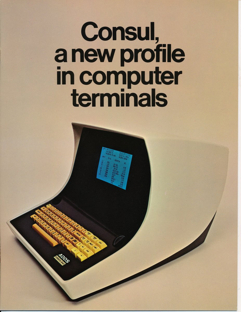 Daily theme: #vintagecomputing

Consul Computer Terminal 1974.