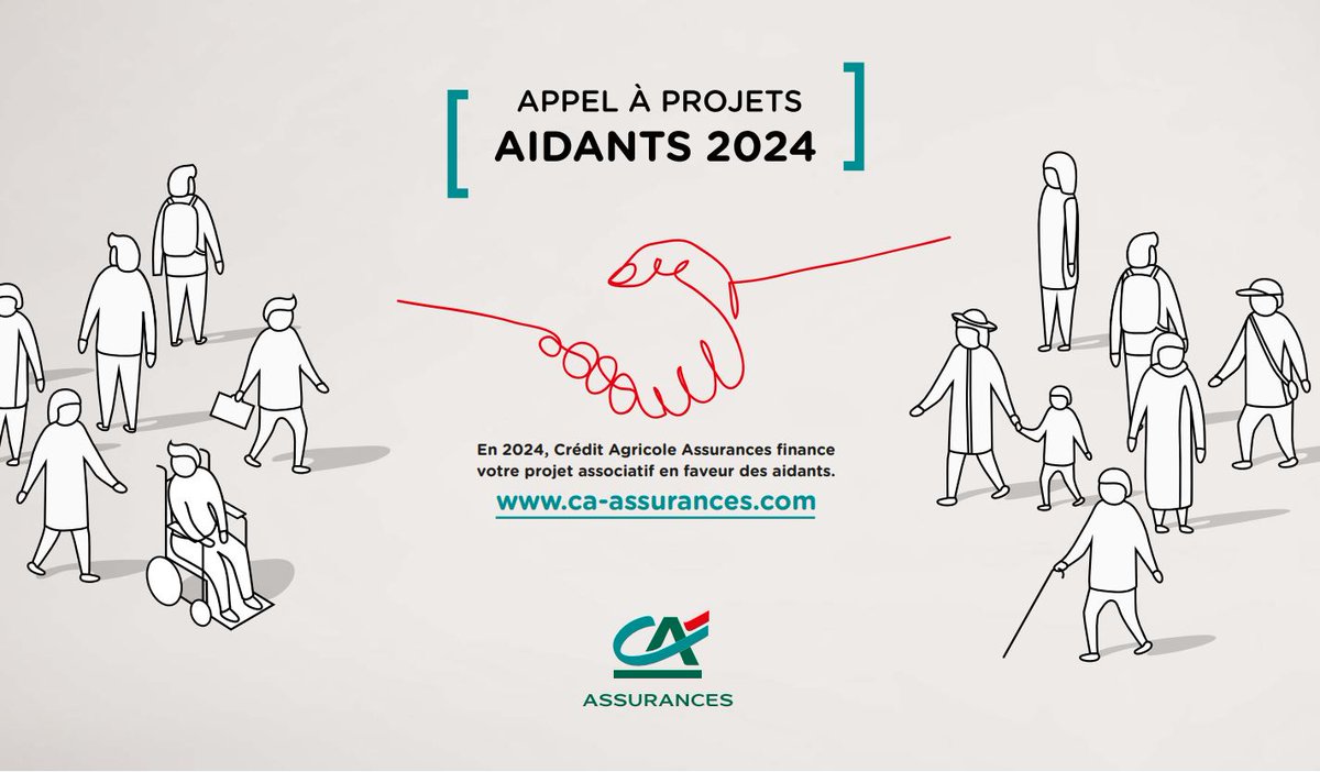 💡@CA_Assurances soutient les #projets associatifs en faveur des #aidants autour de 3 axes : 1️⃣ Lutter contre l'isolement 2️⃣ Faciliter la réinsertion pro 3️⃣ Accompagner les parents aidants vieillissants de personnes en situation de handicap. ➕d'infos 👉 bit.ly/3qcfcKu