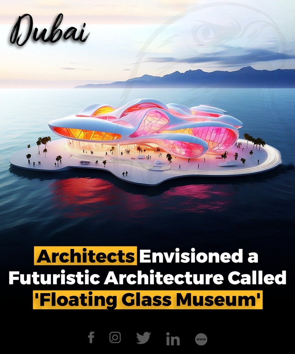 The innovative concept of the Floating Glass Museum, conceived by Luca Curci Architects, integrates contemporary art and sustainable design to combat climate change. 

#FloatingGlassMuseum #SustainableArchitecture #ArtAndNature #InnovativeDesign