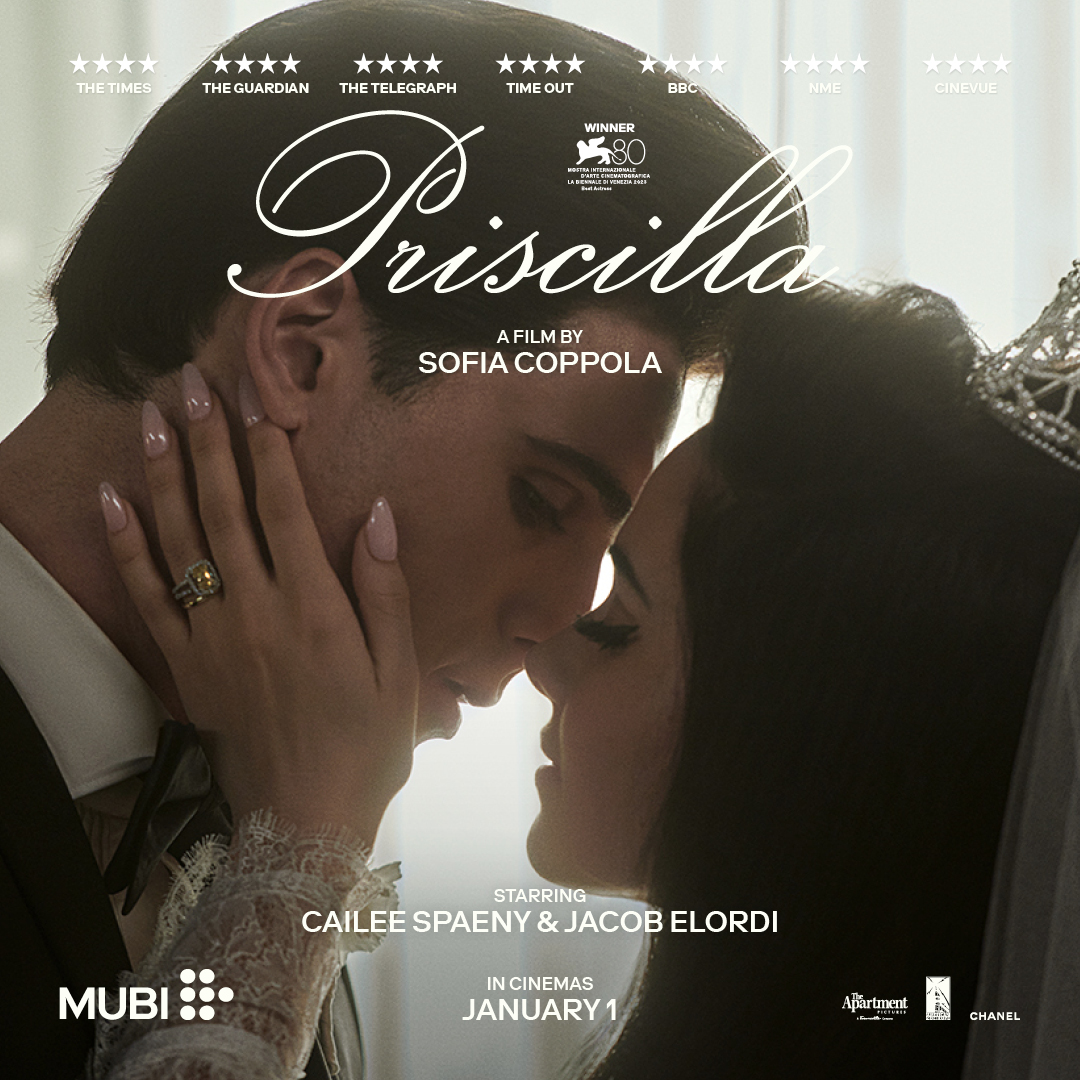 TOMORROW: #MNC with Priscilla - Golden Lion Nominee, Venice Film Festival 2023 Based on the memoir Elvis and Me, Priscilla is a portrait of the relationship of Priscilla Beaulieu and Elvis Presley directed by Sofia Coppola. Mon 15 Apr, 5 & 8 | Book now: tinyurl.com/MNCPriscilla