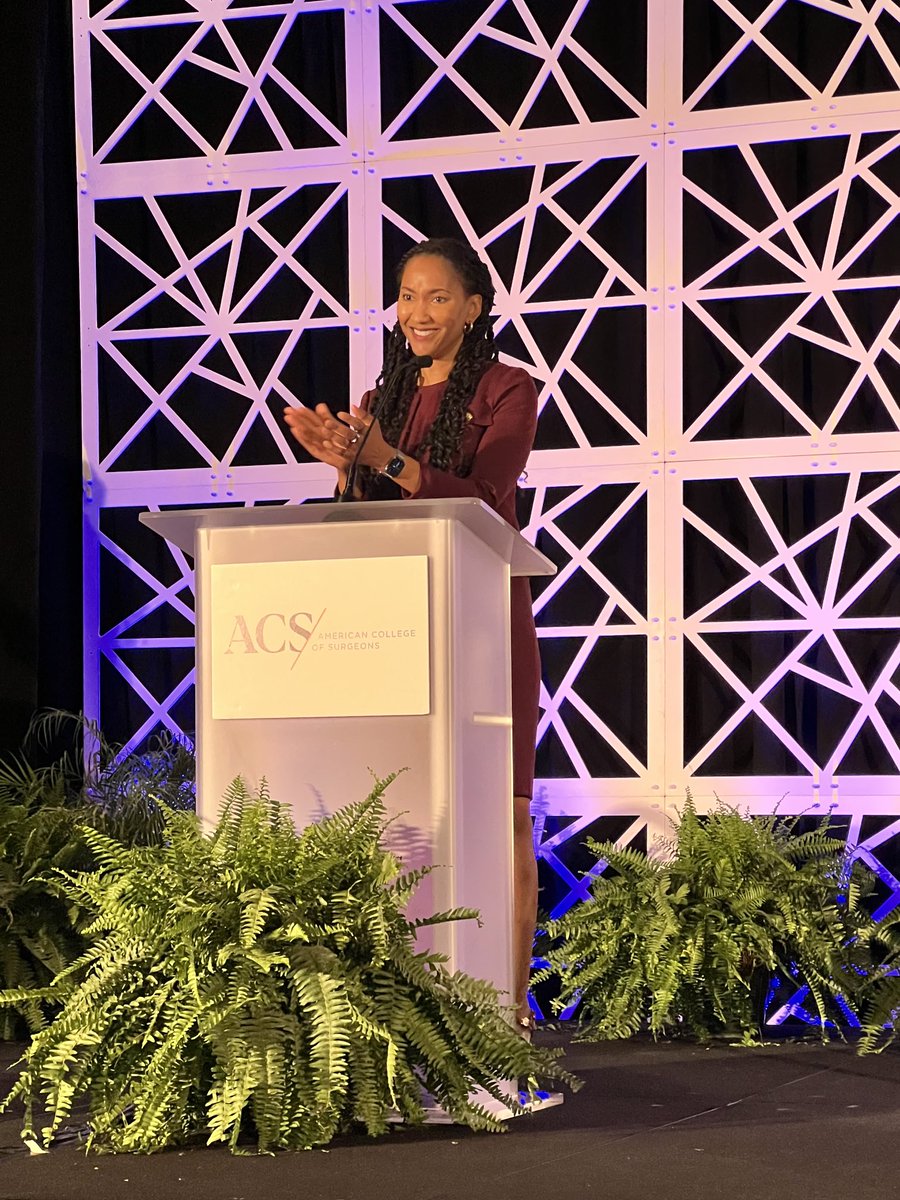 Happening now: ⁦@AmCollSurgeons⁩ CEO Dr. Patricia Turner takes the stage at #ACSLAS24 ⁦@pturnermd⁩